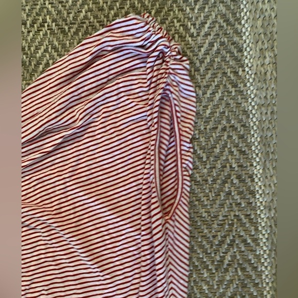 ELAN candy striped ONE SHOULDER size M - Picture 3 of 5
